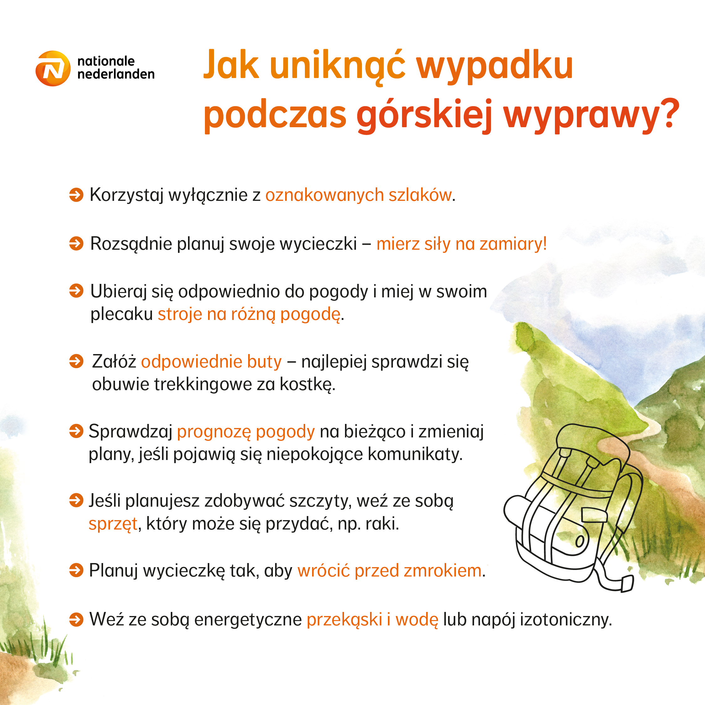 jak uniknąć wypadku podczas górskiej wyprawy